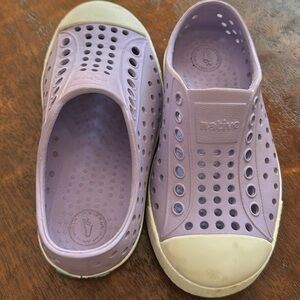 Native Lilac Perforated Slip-Ons